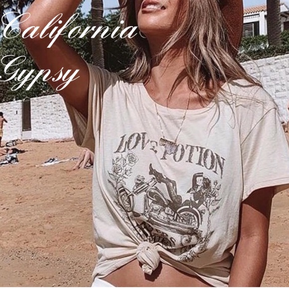 LAST ONE🎉Love Potion Motorcycle Tshirt - Picture 5 of 9